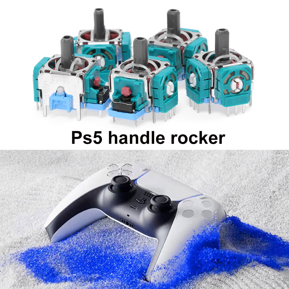 5pcs 3d Analog Joystick Game Console Replacement Joystick Axis Analog Sensor Module for Ps5 Controller